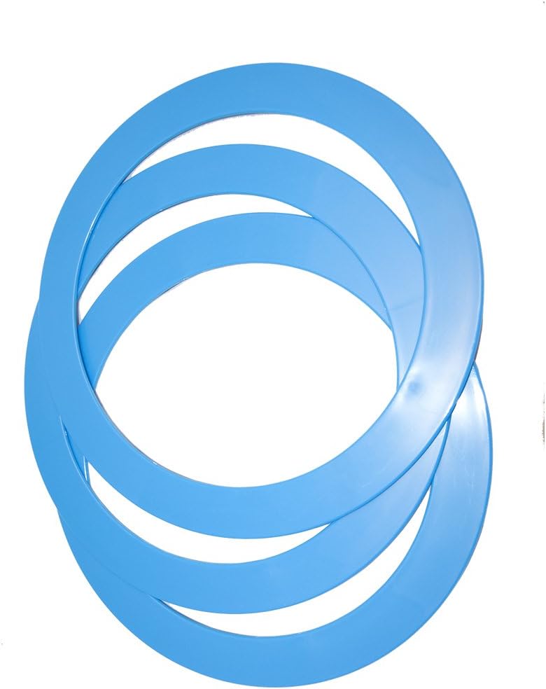 Juggling Rings Set of 3 Professional Style (Blue)