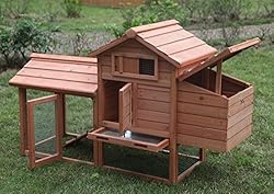Ardinbir Deluxe 58" Wood Chicken Coop Hen House Rabbit Hutch Pet Cage w Run