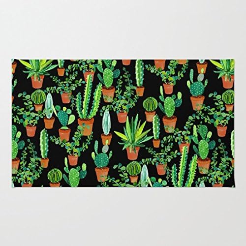 Gueskie Lots of cactus Rug Entry Way Outdoor Non-slip Door Mat 50 x 80cm