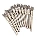 RDEXP Stainless Steel Wire End Brush Pen Shape 1/8 Inch Shank Diameter Pack of 10 (5mm end brush)