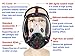 Trudsafe Complete Suit 6800 Reusable Full Face Respirator for Painting, Polishing, Welding and Dust, 2 Kinds of Connectors, Gas Cover Respirator with Organic Vapor Filter