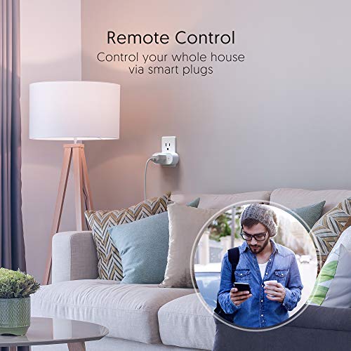 Smart Plug, TECKIN Smart Outlet 15A, Alexa Smart Plugs That Work with