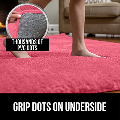 Gorilla Grip Soft Faux Fur Area Rug, Washable, Shed and Fade Resistant