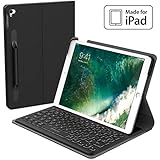 dodocool iPad Keyboard Case 10.5 iPad Pro Case with Keyboard iPad Air 2019 Keyboard Case [MFi Certified] with Smart Connector, Backlit, Shortcuts, Auto Sleep/Wake (Black)