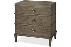 Beaumont Lane 3 Drawer Select Hardwood Solids Nightstand in Brown Eyed Girl