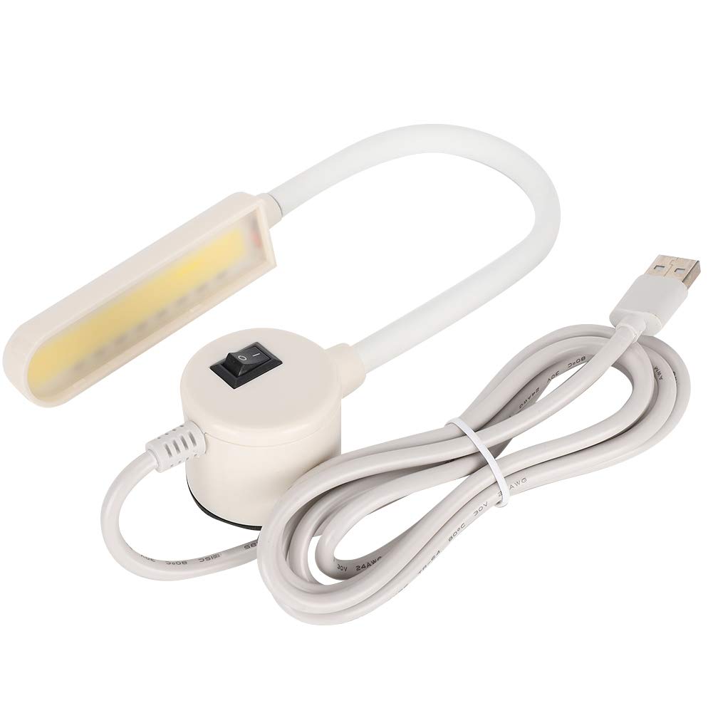 Adjustable LED Sewing Machine Ligh20-Bulb 6W USB Magnetic Sewing Machine Light, Sewing Machine Light for Household Use, Drill Presses, Workbenches Sewing Machines and Accessories