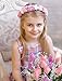 Dolyacrystal Crown Flower Women Baby Girl White Pink Handmade