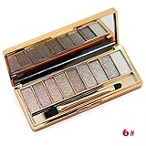 ShineMore 9 Colors Diamond Bright Colorful Eye Shadow Eyeshadow Super Flash Glitter Eyeshadow (#6)
