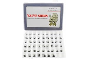 JCKLW Adjustable Valve Shim Kit 9.48mm O.D. 1.20mm-4.00mm Thick for Suzuki LT-Z400 QuadSport Z 2003-2012 LTR450Z LT-R450 QuadRacer 2006-2011/ YFZ450R YZ250FX YZF-R1 WR250F/Kawasaki KFX400