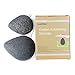 Natural KONJAC Facial Sponges for Face Exfoliating, Acne Removal, Deep Cleansing - 2 pack 100% Pure Natural Puff Sponges – GAINWELL