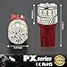 JDM ASTAR Extremely Bright 3014 Chipsets 194 168 2825 W5W T10 New Style LED Bulbs,Brilliant Red