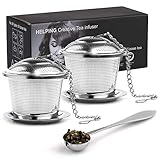 Wishstream Tea Ball Infuser, 2 Packs Stainless