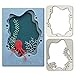 Gilroy 2Pcs Water Grass Photo Frame Cutting Dies Stencil for DIY Stamp Photo Scrapbooking Album Card Making Craft Mold