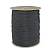 PARACORD PLANET Mil-Spec Commercial Grade 550lb Type III Nylon Paracord 1000 ft Spool Black