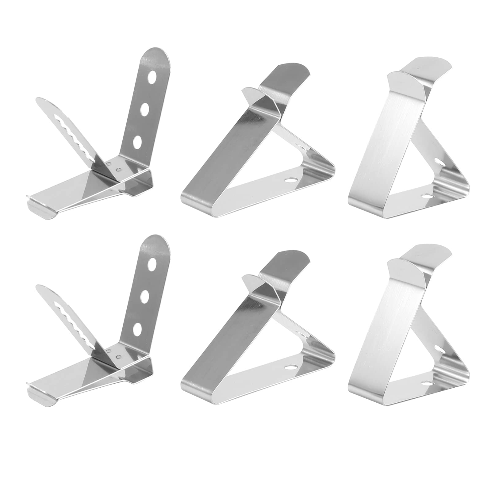 DOITOOL6PCS Meat Thermometer Probe Clip Holder for Ambient Temperature Readings for BBQ Smokers Grill Oven Stainless Steel Grill Thermometer Clip