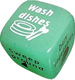 House Work Family Game Dice Glow in the Dark