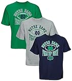 NCAA Mens Notre Dame Football Logo Tee