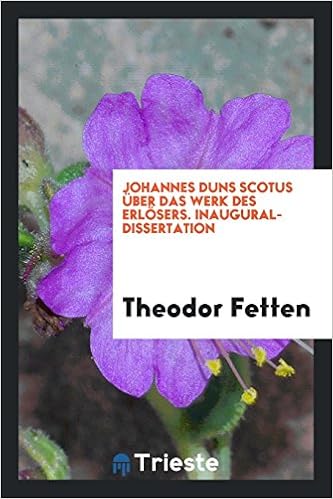 Buy Johannes Duns Scotus ber Das Werk Des Erl sers Book Online at 