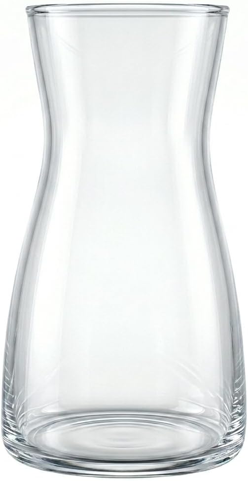Vzmiza Clear Glass Vase Premium Quality Modern Rustic Home Decor