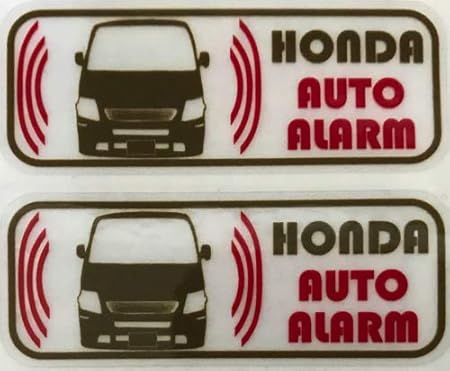 Amazon ホンダ バモス モデューロ セキュリティ ステッカー H084os ステッカー デカール 車 バイク