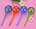 Fascigirl Plant Watering Globes 4 Pcs Automatic Glass Watering Bulbs Colorful Self Watering System Hand-Blown Glass Plant Water for Garden 2.75inch