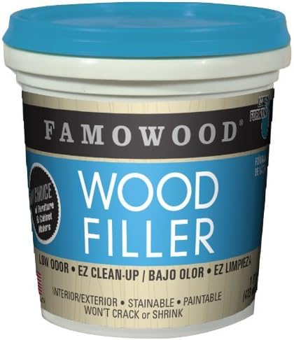 FAMOWOOD Latex Wood Filler - Cherry/Dark Mahogany - Pint (473mL) by FamoWood
