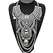 Santfe Fashion Vintage Silver Gold Long Boho Statement, Silver, Size No Size