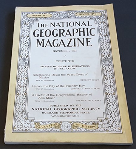 National Geographic Magazine, November 1922 (Vol. 42, No. 5)