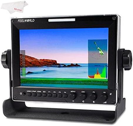 Feelworld A7 7" IPS Panel Monitor 1280x800 On Camera Monitor with 3G-SDI/HDMI Input for Canon Nikon DSLR Camera