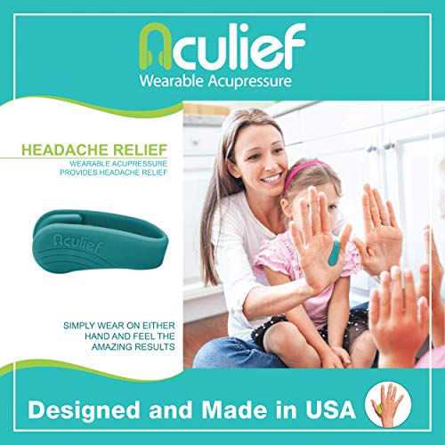 Aculief Wearable Acupressure for Headache and Migraine Relief, All