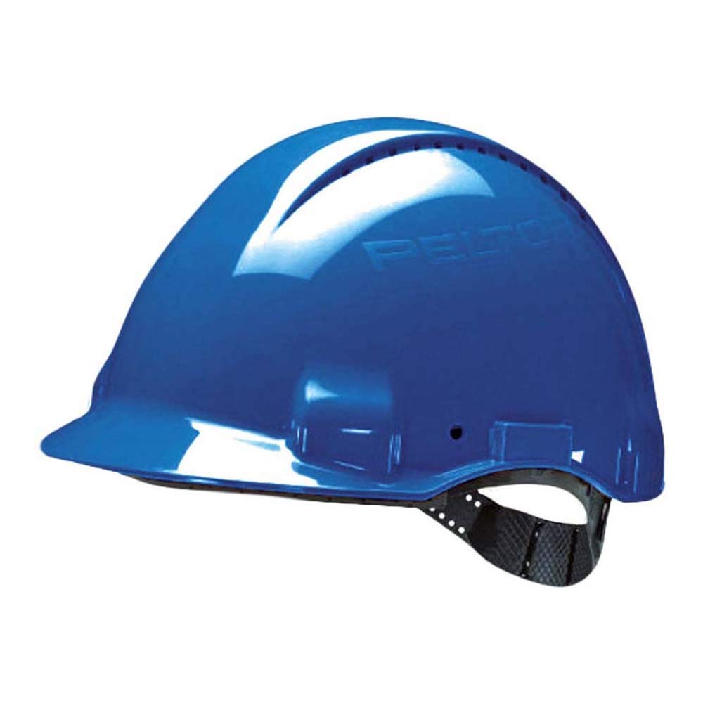 3M Hard Hat, Uvicator, Pinlock, Ventilated, Blue, G3000CUV-BB