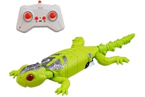 Wall Crawler Gecko RC Toy, Remote Control Lizard with 18-Minute Runtime for Wall Climbing Action, Realistic Electric Gecko To