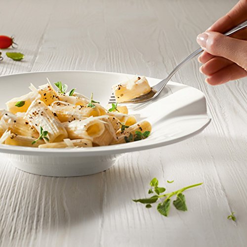 Pasta Passion Medium Pasta Plate Set of 2 by Villeroy & Boch - Premium Porcelain - Made in Germany - Dishwasher and Microwave Safe - 10.75 Inches