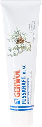 Gehwol Foot Cream Blue 125ml - Dry Rough Cracked Skin Lanolin Daily Care