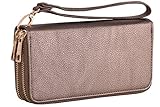 AimTrend Womens Clutch Style Fashion Wallet Wristlet with Wrist Band