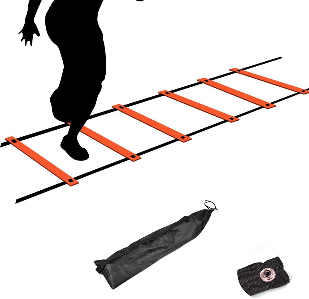 TNZMART Agility Ladder Speed Ladder 10FT 20FT Training Equipment for Football Soccer Basketball with Carrying Bag : Sports & Outdoors