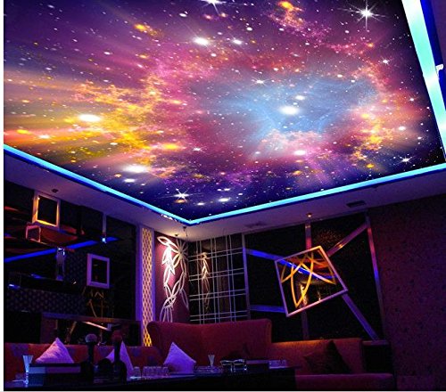 Amazon Com 400cmx280cm Wallpaper 3d Ceiling Star Sky