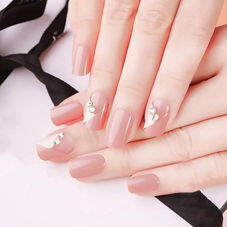 Amazon Oliiii エコネイル 服装式つけ爪 繰り返し使う偽の爪 流行のデザイン 30 枚 663 Oliiii ジェルネイル 通販