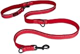 Halti Double Ended Lead For Dogs Large Red 2m Neoprene Padded Reflective