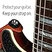 Guitar Savers Premium Strap Locks (2 Pair) - Red & Black