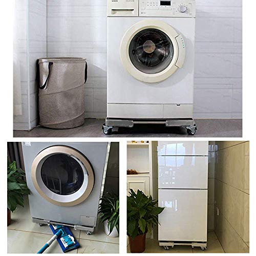 4 Movable+Adjustable+Washing+Machine+Refrigerator
