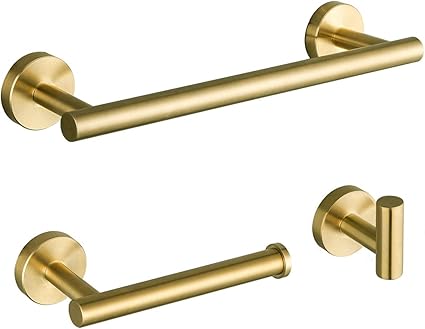 GAPPO Brushed Gold Bathroom Accessories 