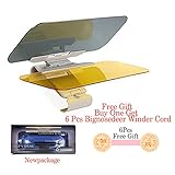 Autour Car Anti-Glare Windshield Extender - Universal Sun Visor Goggles Day and Night Vision Anti-Dazzle