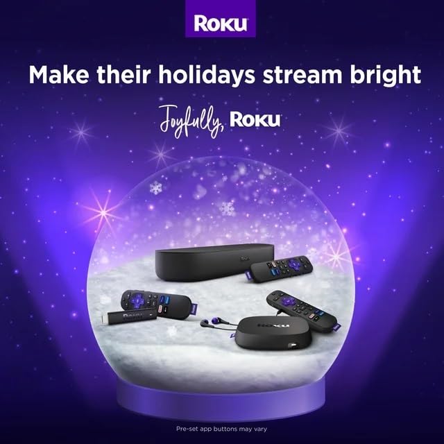 Roku 3920RW-SW Premiere, 4K/HDR Streaming Media Player, Wi-Fi Enabled, with Premium High Speed HDMI Cable and Simple Remote
