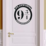 Platform 9 3/4 Version 1 Harry Potter Decor - Wall Decal Vinyl Sticker W20 12'x11' (Message for Color)