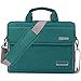 BRINCH Laptop Bag Oxford Fabric Portable Notebook Messenger Bag Shoulder Briefcase Handbag Travel Carrying Sleeve Case w/Shoulder and Luggage Strap for Men Women Compatible 17-17.3 Inch Laptop, Green