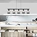 OYIPRO Kitchen Island Light, 5 Lights Pendant Light Metal Wire Cage Hanging Lamp Industrial Ceiling Light Fixture Painted Black E26 Socket