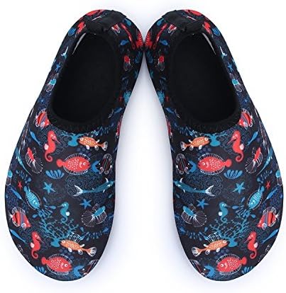 DOMOGO Mutifunctional Barefoot Shoes Boys Girls Quick-Dry Water Shoes Lightweight Aqua Socks for Beach Pool Surf Yoga Exercise