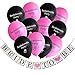 Konsait Bachelorette Party Decorations Kit,Bride to Be Wedding Banner Garland Bachelorette Party Balloons Naughty(10inch,Black and Pink,12pcs) for Bridal Shower Girls Night Out Party Favors Supplies