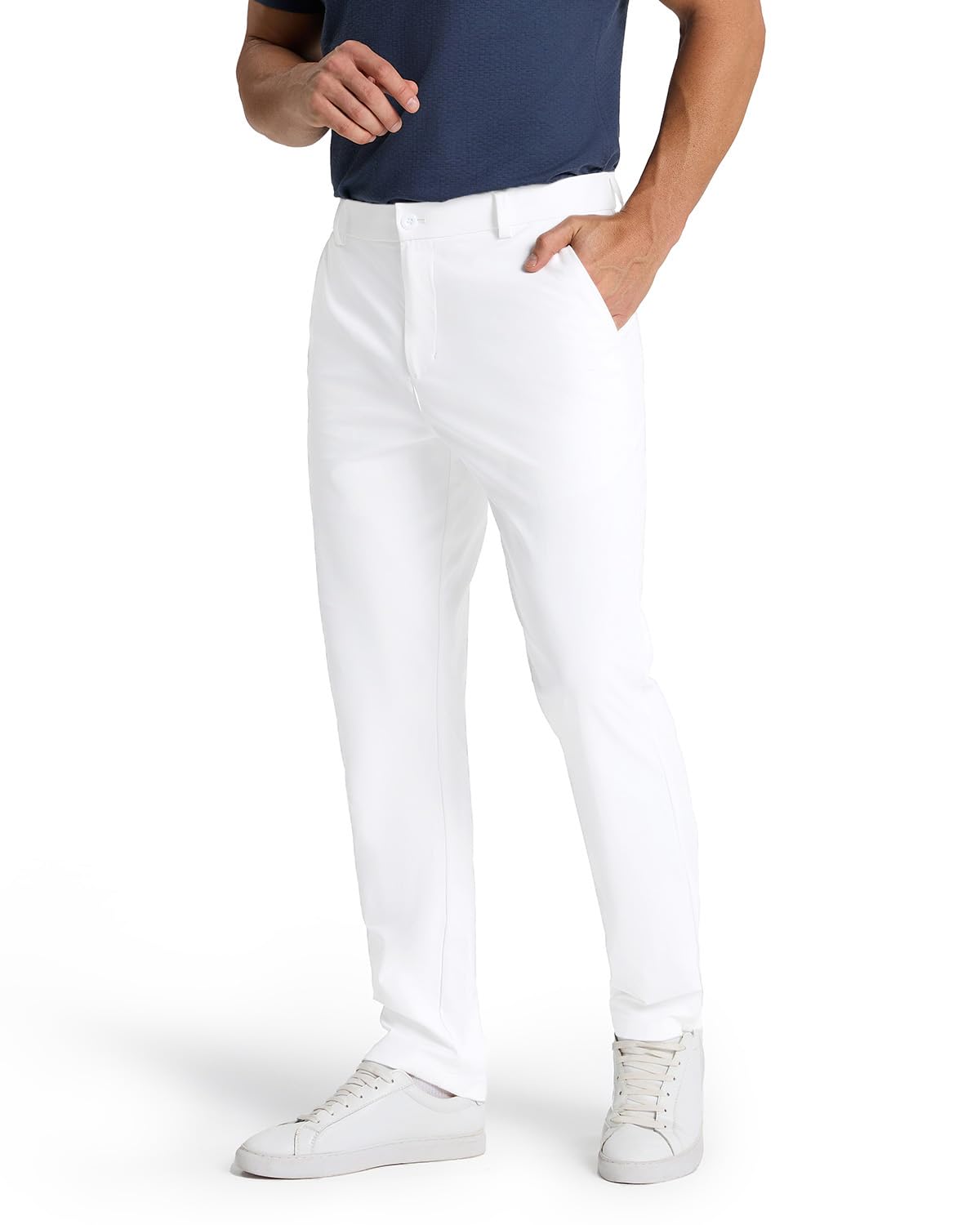 SNOWTEN Mens Golf Pants Classic Fit Stretch Work